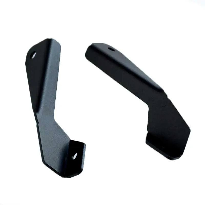 1988-1994 Toyota Hilux hood ditch light mounts black powder coat steel brackets
