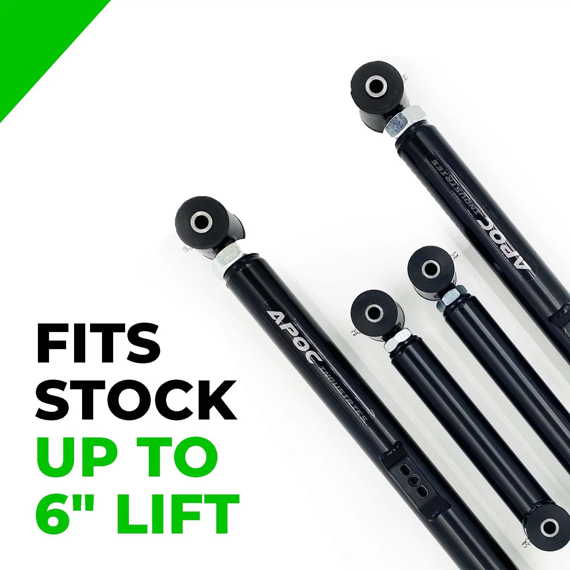 Apoc adjustable trailing arms for 1996-2002 Toyota 4Runner 3rd Gen suspension upgrade