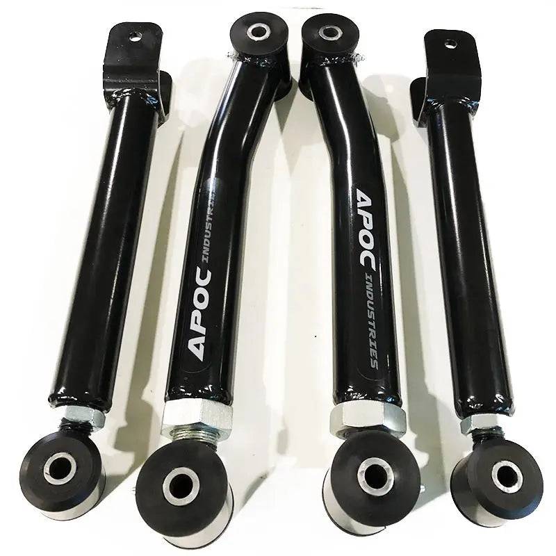 1997-2006 Jeep Wrangler TJ front adjustable control arms in black powder coat