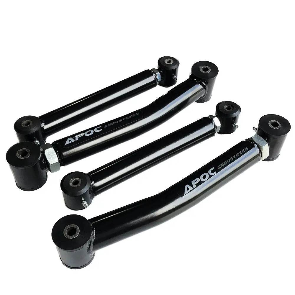 1997-2006 Jeep Wrangler TJ rear adjustable control arms in black powder-coated steel