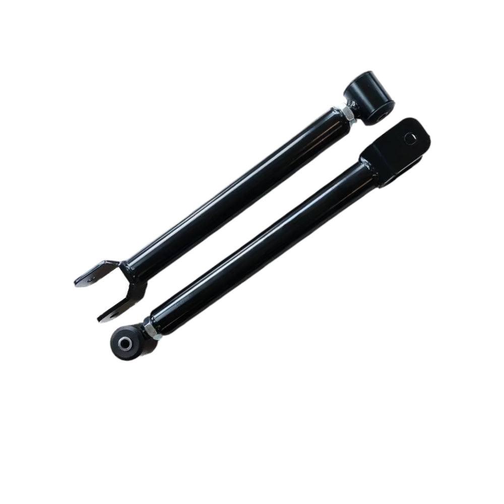 APOC adjustable control arms for 2007-2021 Jeep Wrangler JK and JL with heavy steel construction and black powder coat finish