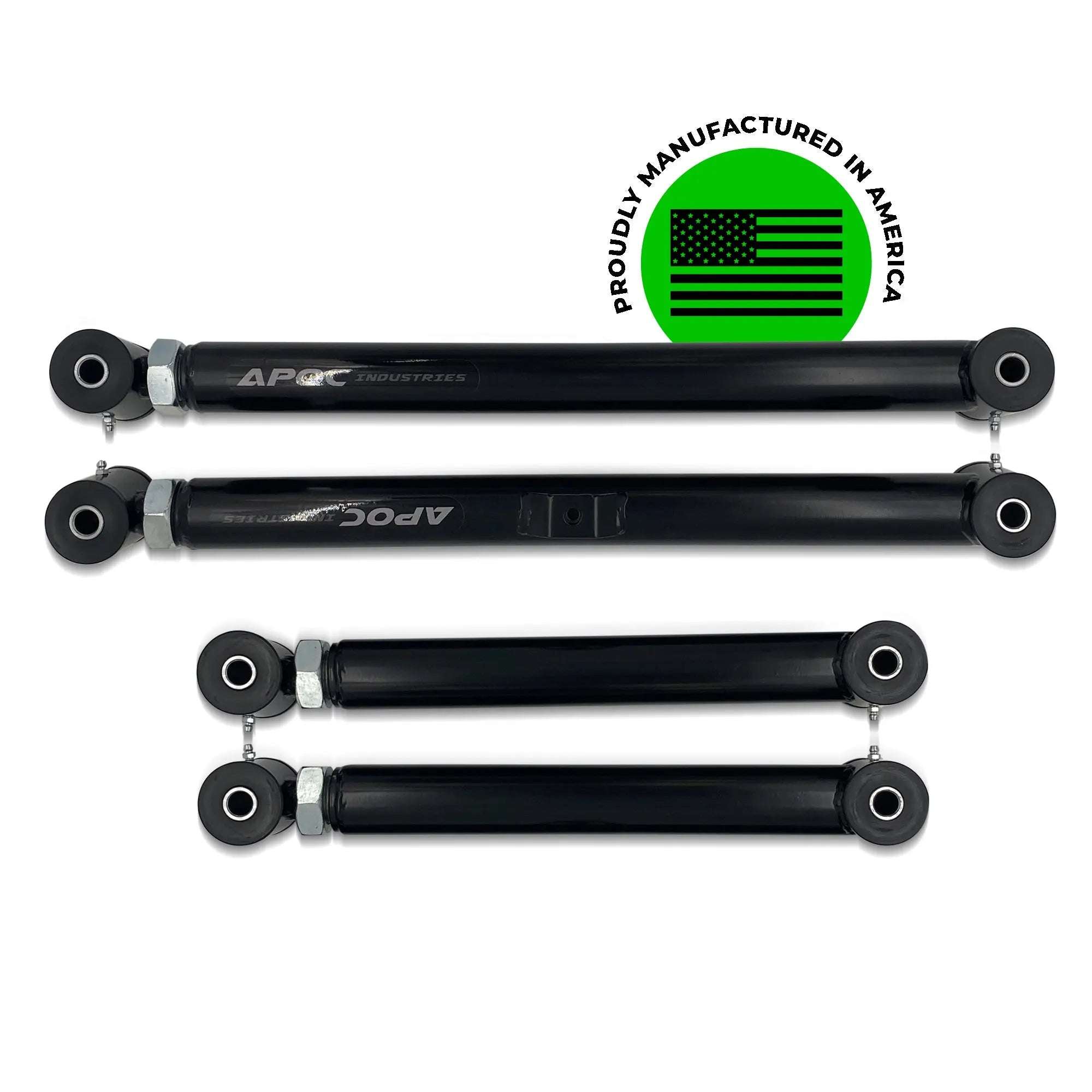 2009–2023 Dodge Ram 1500 rear adjustable control arms with heavy-duty steel tubing and polyurethane bushings for up to 6-inch lift