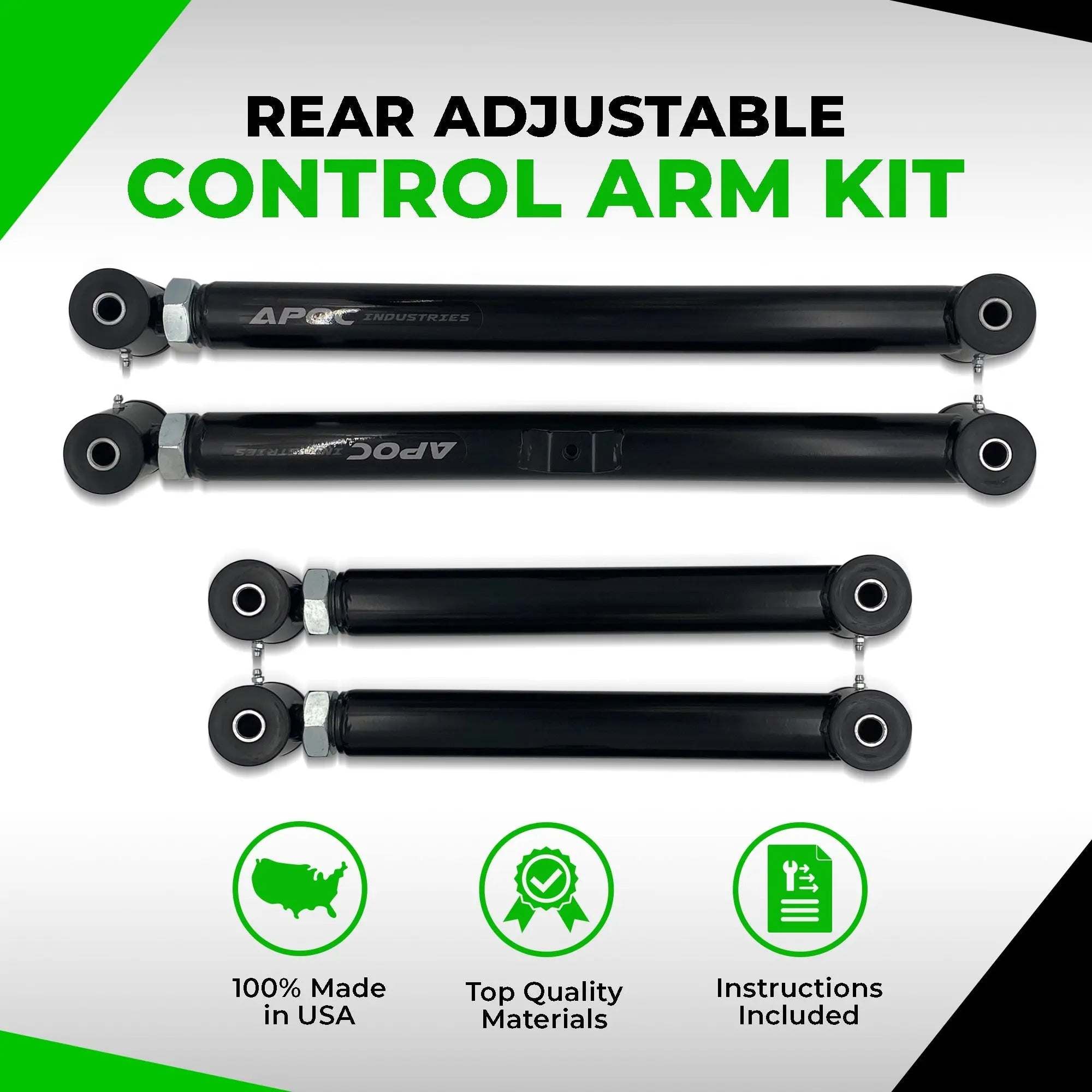2009-2024 Dodge Ram 1500 rear lowering adjustable control arms for improved handling and driveline stability