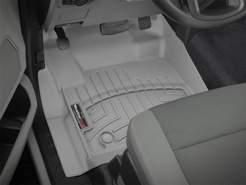 WeatherTech 2017+ Ford F-250/F-350/F-450 Front FloorLiner - Grey (Fits 4x4 Floor Shifter)