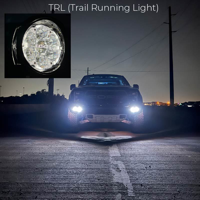 Nacho Lighting Quatro Spot 4in. Offroad LED Light - Pair