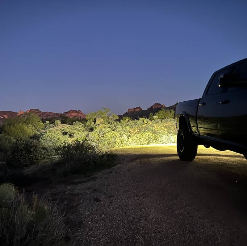 Nacho Lighting Quatro Flood 4in. Offroad LED Light - Pair