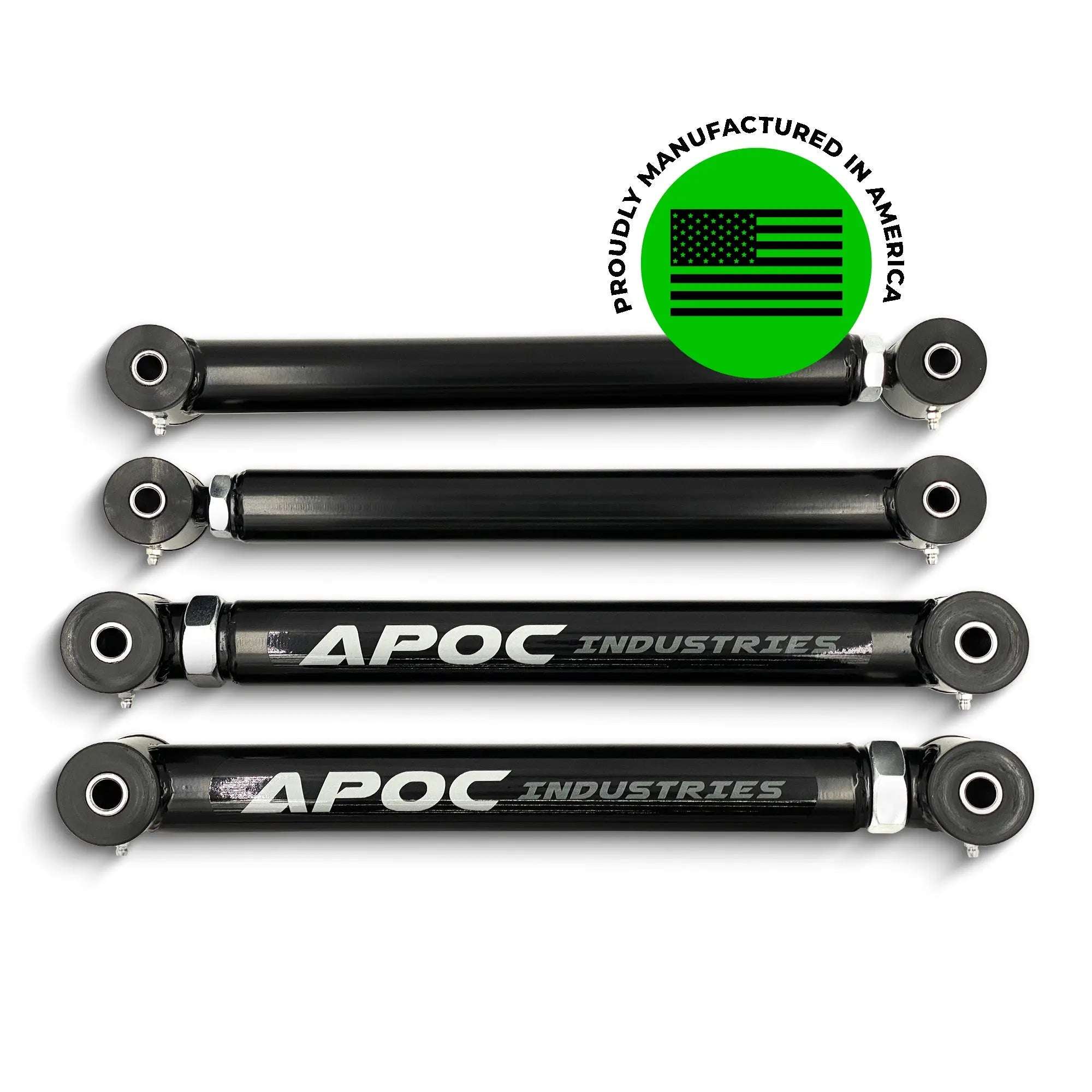1997-2006 Jeep Wrangler TJ rear adjustable control arms with heavy-duty steel construction and polyurethane bushings