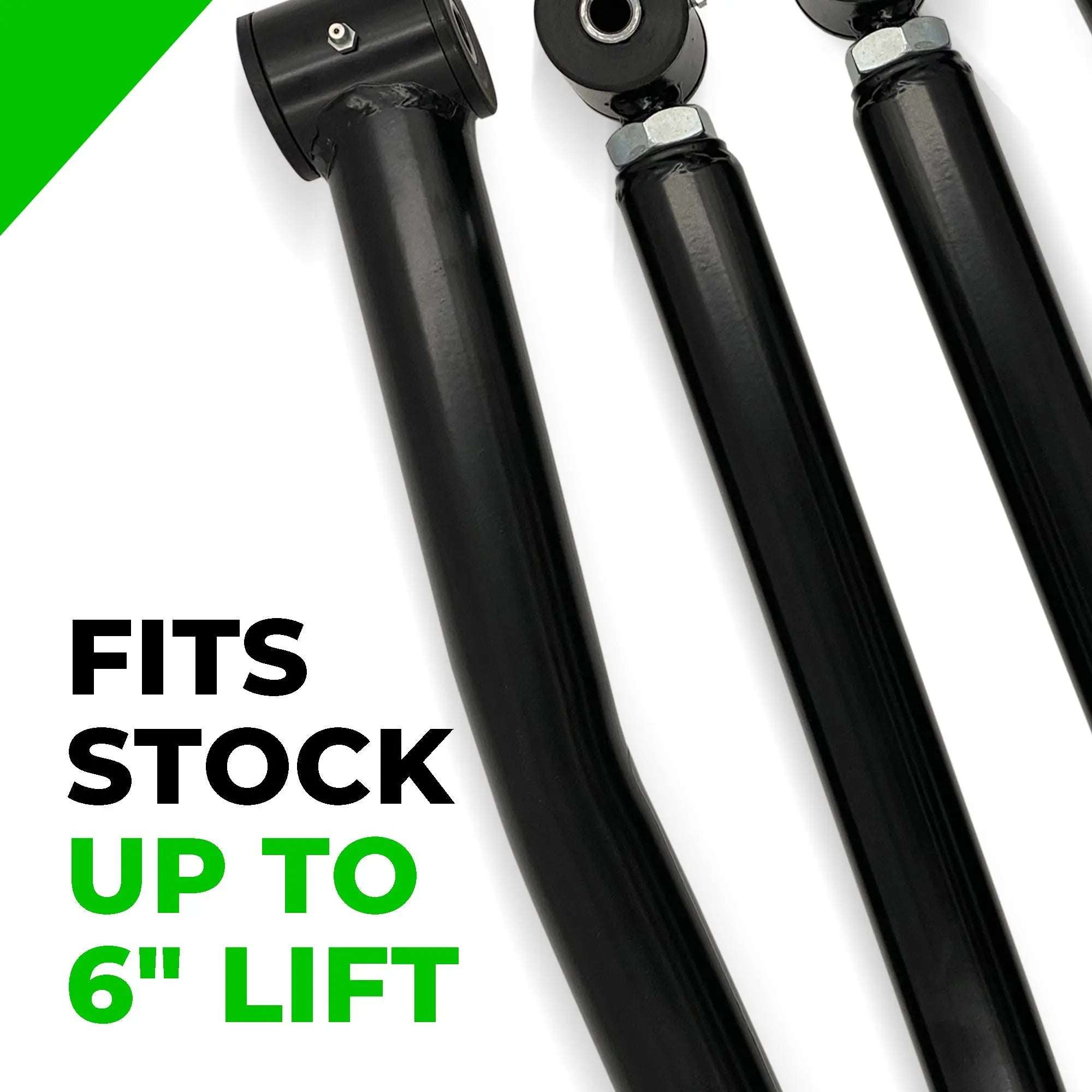 2008-2009 Dodge Ram 2500 high clearance adjustable control arms for lifted trucks with improved handling and tire clearance