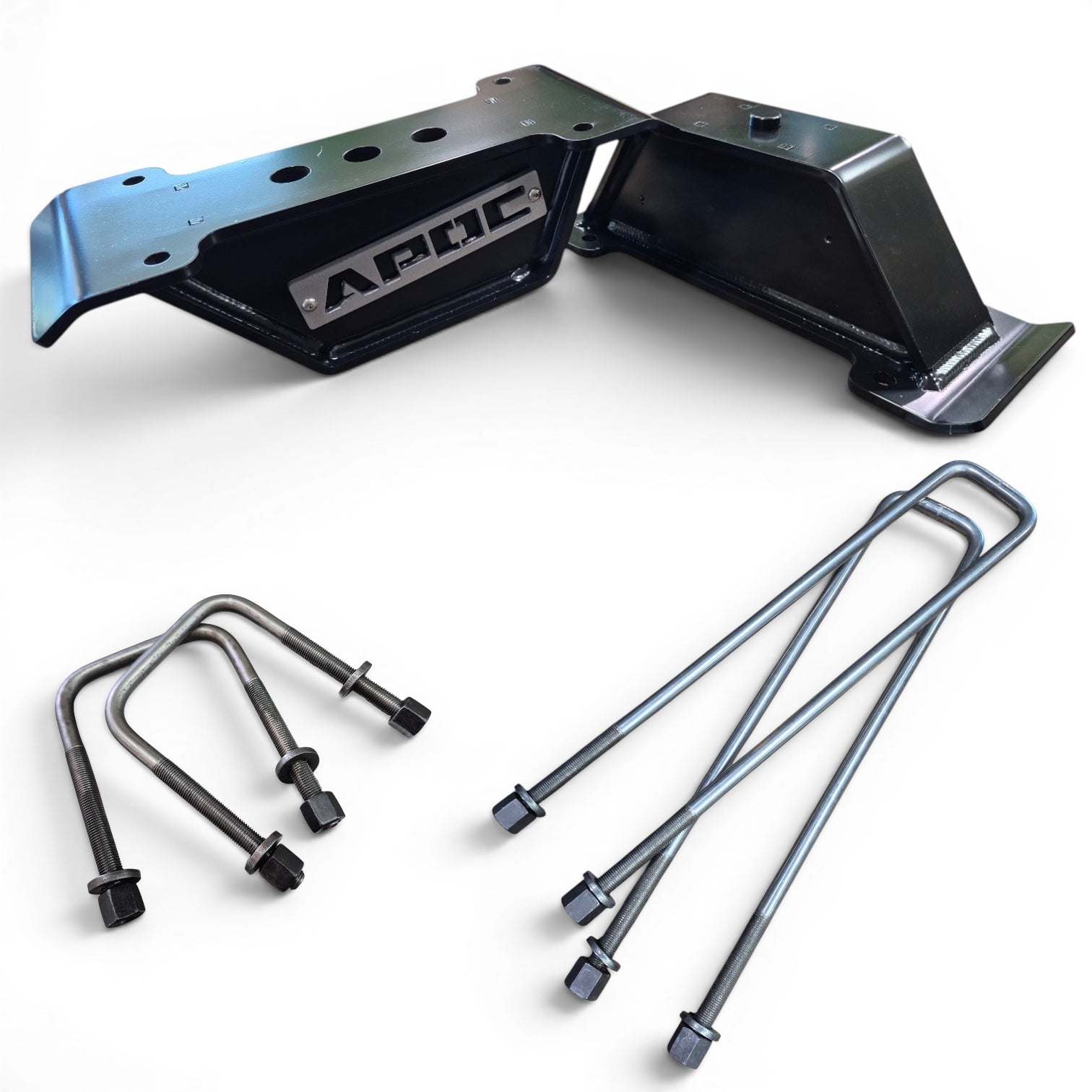 2003-2013 Dodge Ram 2500/3500 rear lift blocks in various heights with heavy-duty black powder coat finish