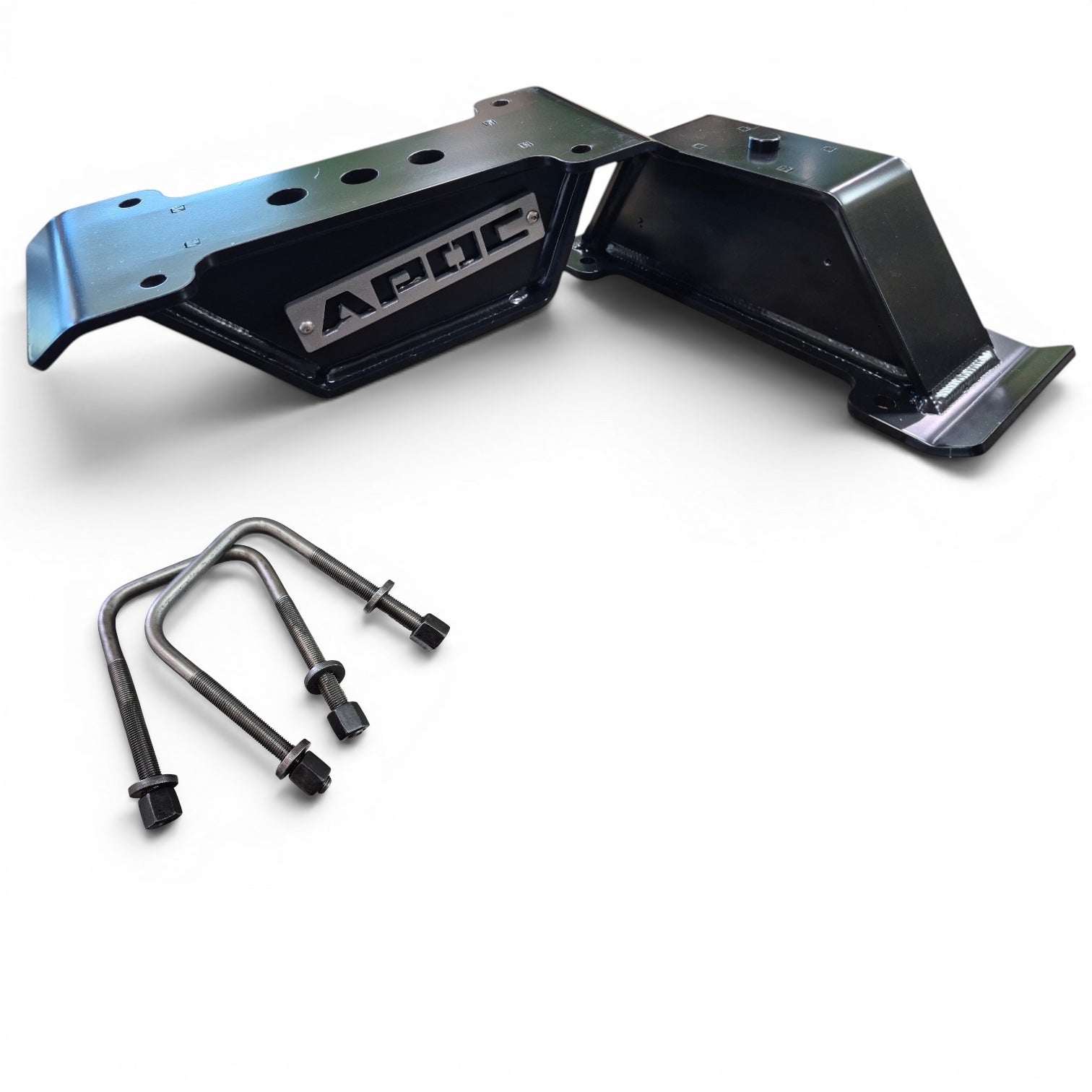 2003-2013 Dodge Ram 2500/3500 rear lift blocks in various sizes with heavy-duty black powder coat finish