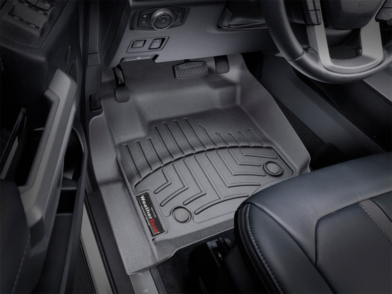WeatherTech 2017 Ford Super Duty (Super Cab / Crew Cab) Front FloorLiners - Black