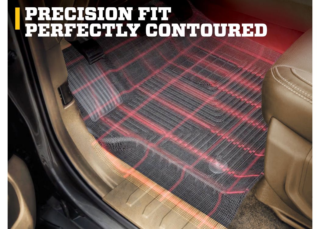 Husky Liners 2017 Ford F-250/350 Super Duty Standard Cab WeatherBeater Black Front Floor Liners