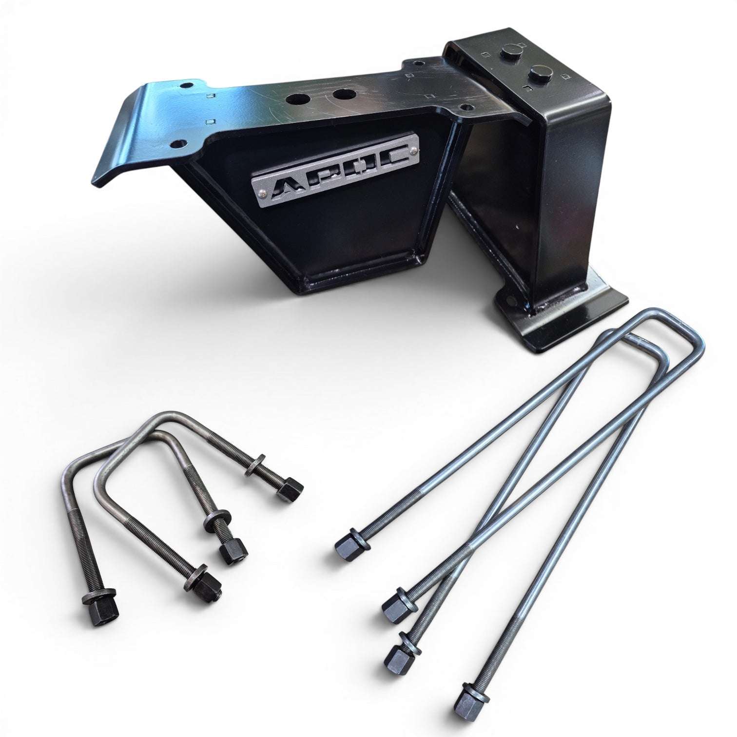 2003-2013 Dodge Ram 2500/3500 rear lift blocks in multiple heights with heavy-duty black powder-coated steel design