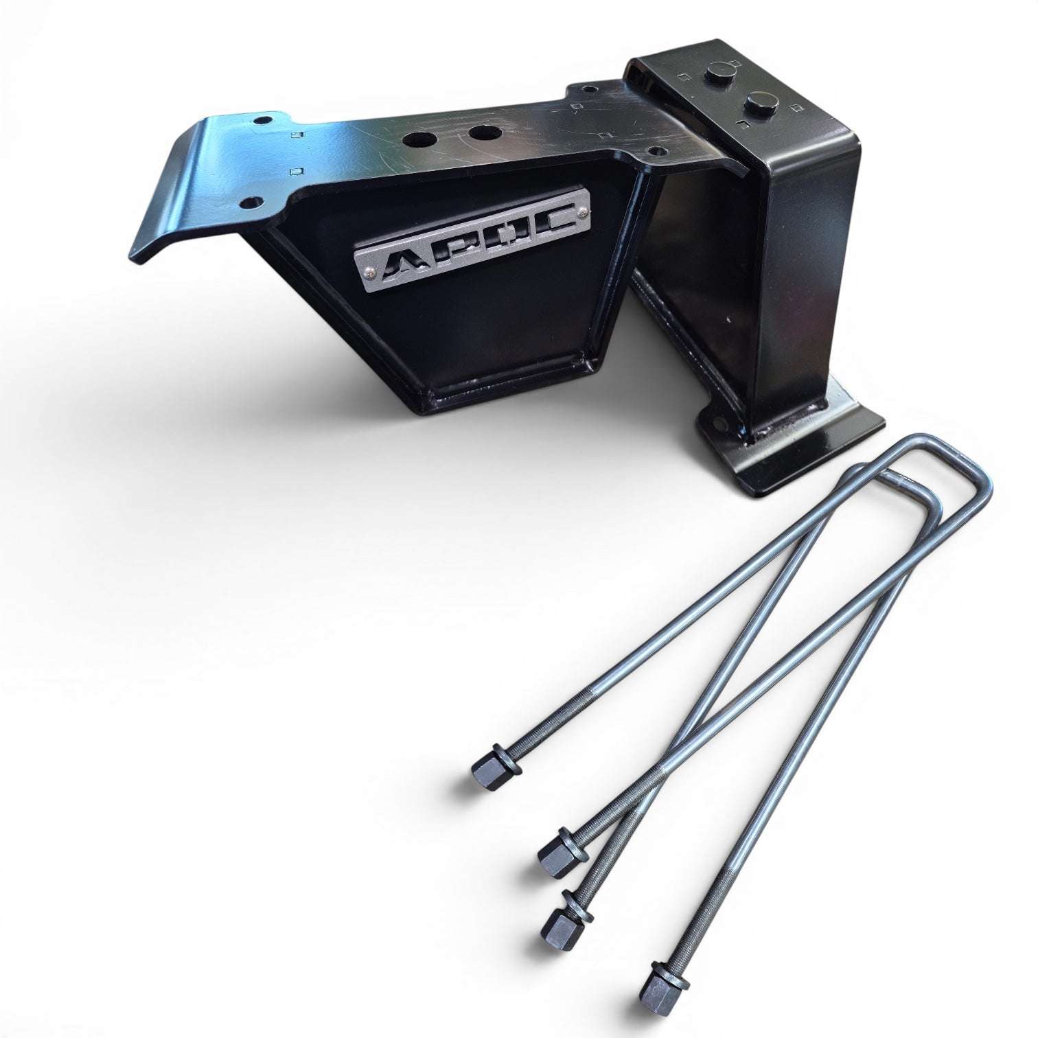 2004-2025 Ford F-150 rear lift blocks with compound taper anti-wrap design in multiple heights