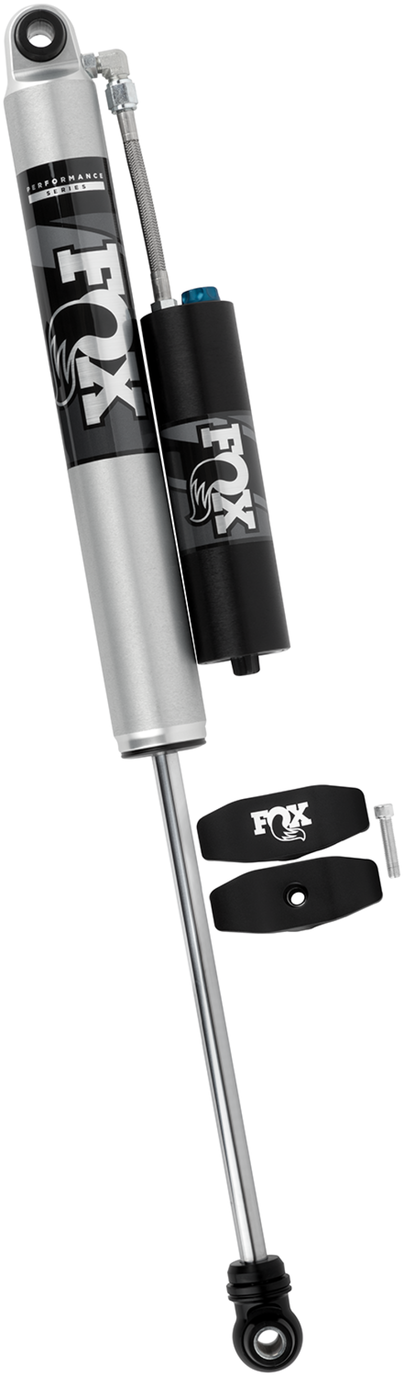 Fox 2017+ Ford Super Duty 2.0 Perf Series 12.1in. Smooth Body IFP Rear Shock / 0-1in. Lift w/ CD Adj FOX