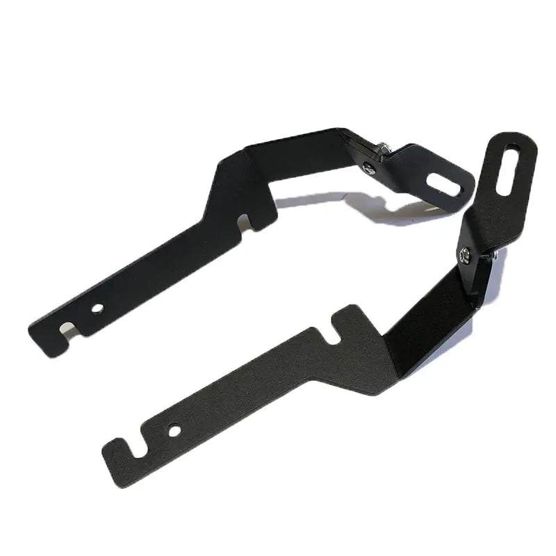 2015-2020 Chevy Tahoe Suburban hood ditch light mounts black powdercoated steel bolt-on brackets