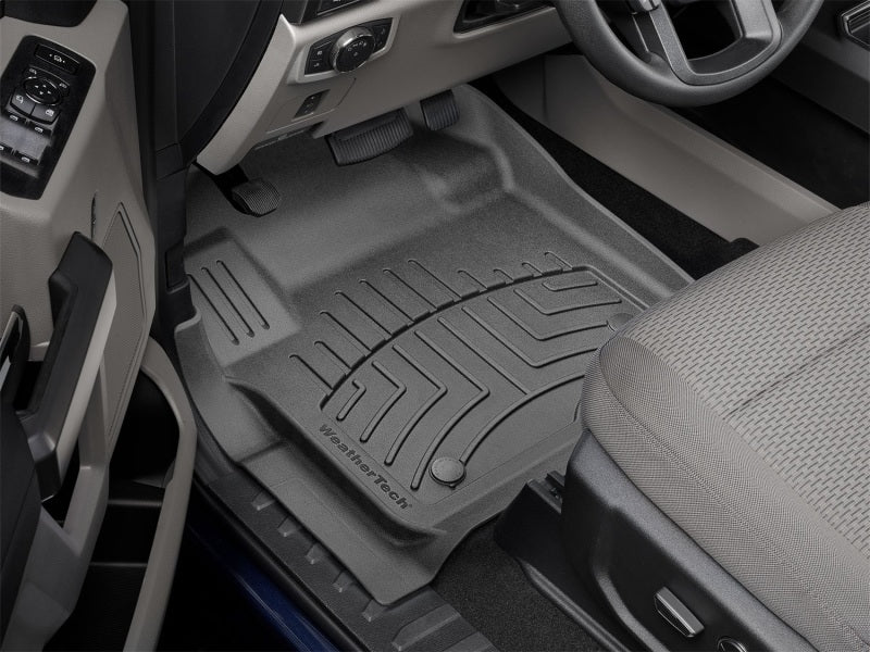 WeatherTech 2017+ Ford F-250/F-350/F-450/F-550 SuperCab/SuperCrew Front FloorLiner HP - Black