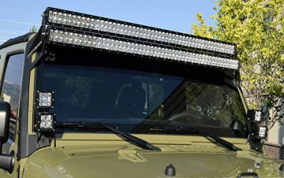 Jeep LED Light Bars and Mounts