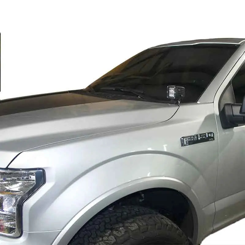 2015-19 Ford F-150 Hood Ditch Light Mounts