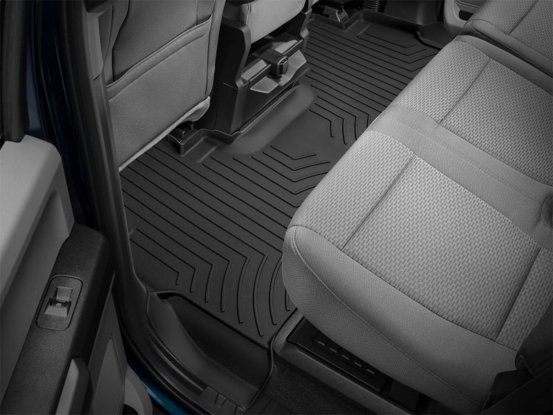 WeatherTech 2017+ Ford F-250/F-350/F-450/F-550 Rear FloorLiner HP - Black
