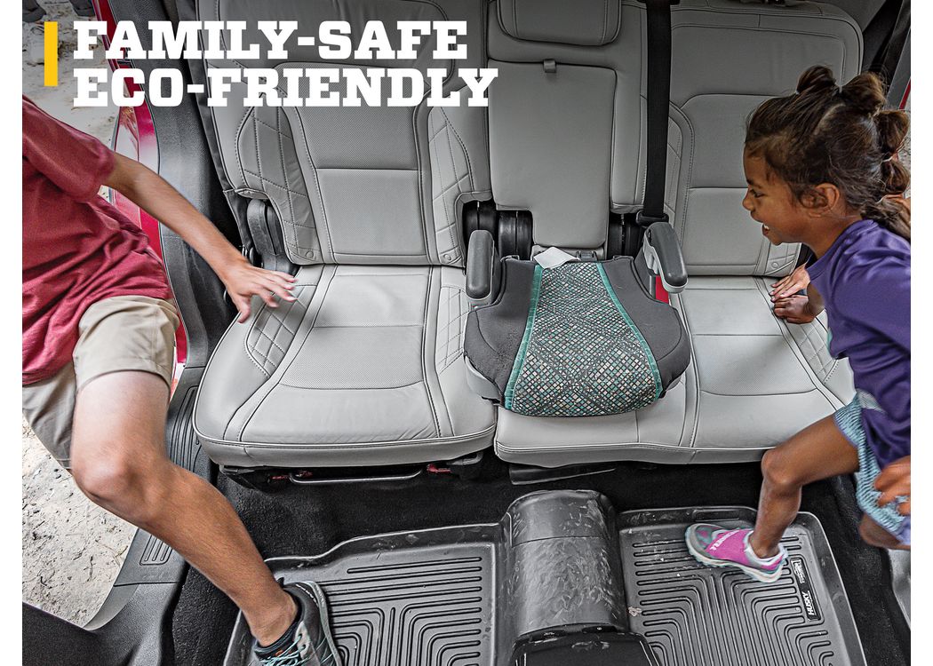 Husky Liners 2015-2023 Ford F-150 SuperCab WeatherBeater Black 2nd Seat Floor Liner Husky Liners