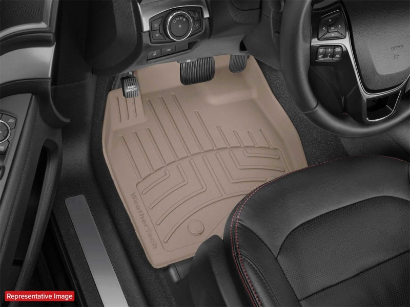 WeatherTech 2017+ Ford F-250/F-350/F-450/F-550 SuperCab/SuperCrew Front FloorLiner HP - Tan