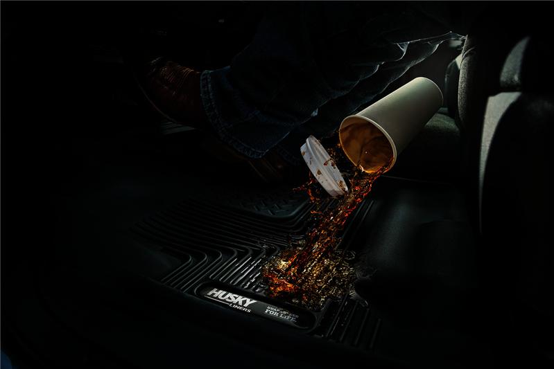 Husky Liners 07-13 Toyota Tundra Crew Cab / Ext Cab X-Act Contour Black 2nd Seat Floor Liner