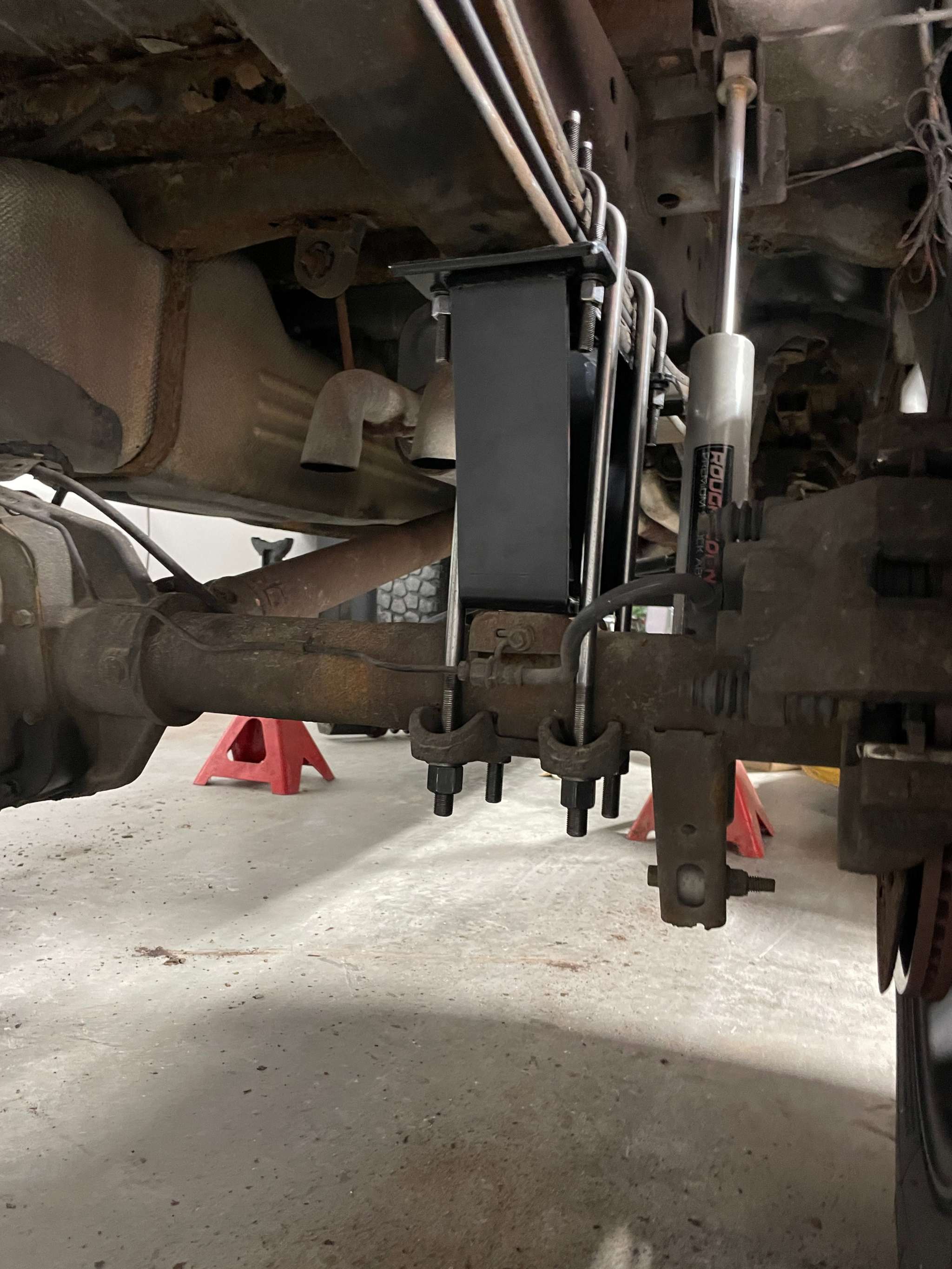 2011–2016 Ford F-250 F-350 Super Duty rear lift blocks in various heights with USA-made steel and compound taper design