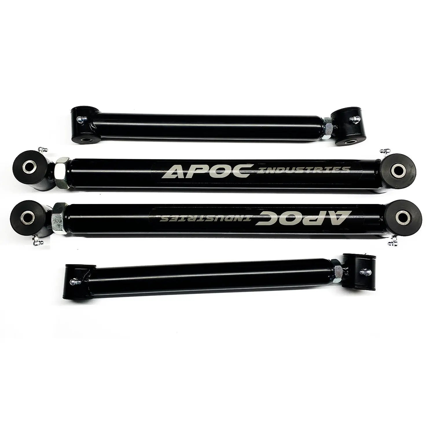 1999-2014 Chevy Tahoe/Suburban Rear Adjustable Trailing Arms | Stock to 6" Lift by Apoc Industries for enhanced performance.