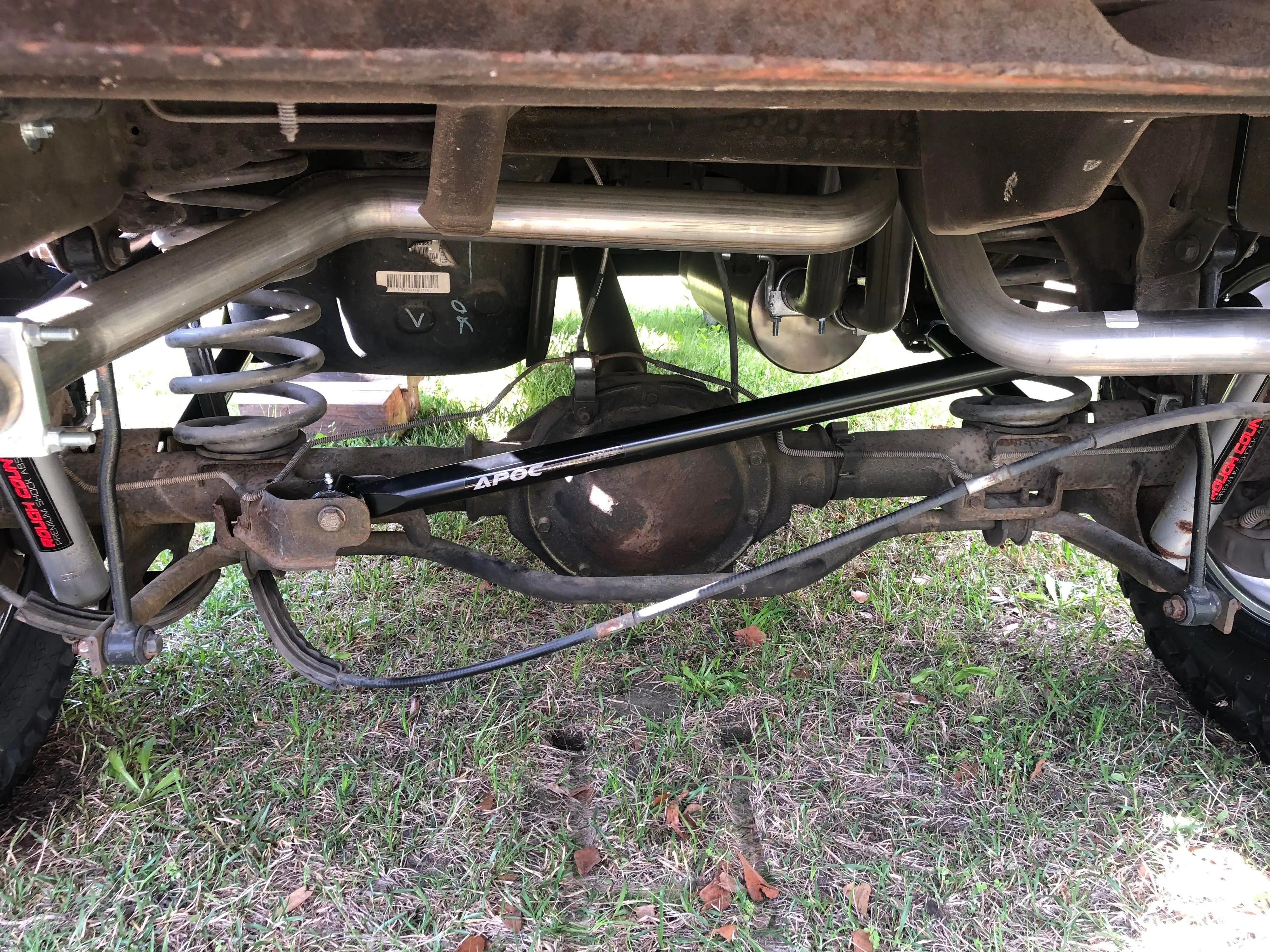 Upgrade your ride with 1999-2014 Chevy Tahoe/Suburban Rear Adjustable Trailing Arms | Stock to 6" Lift from Apoc Industries.