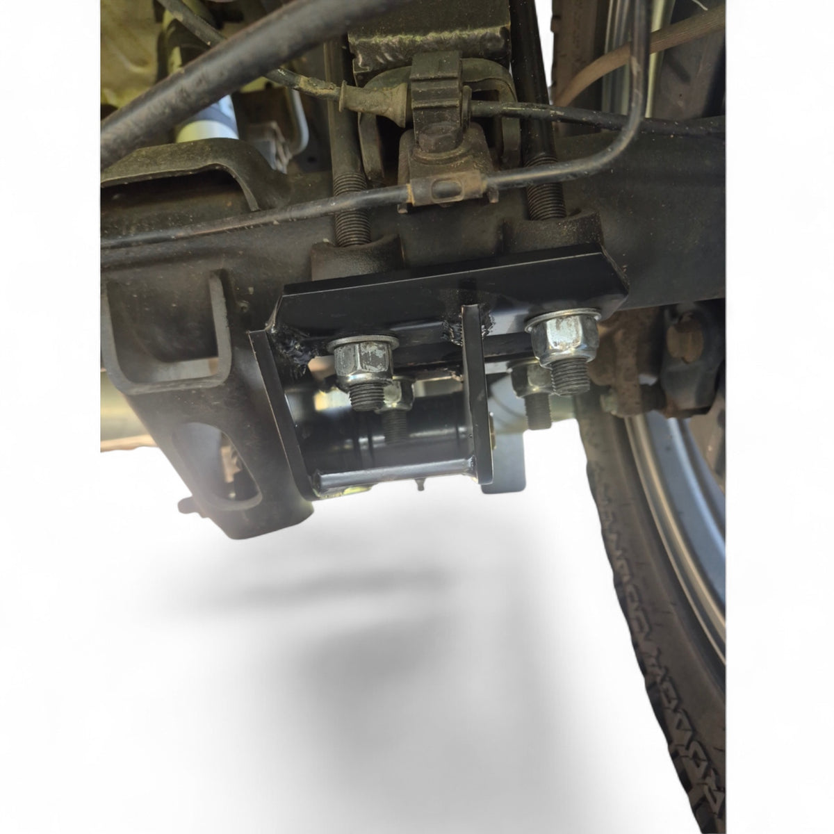 2011-2016 Ford Super Duty F-350 Ladder / Traction Bars (bottom U bolt plate OEM) Apoc Industries