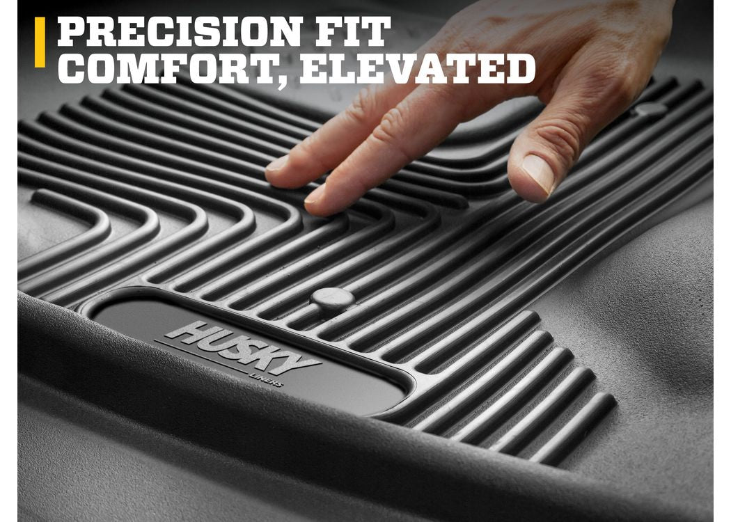 Husky Liners 2015-2023 Ford F-150 SuperCab WeatherBeater Black 2nd Seat Floor Liner Husky Liners