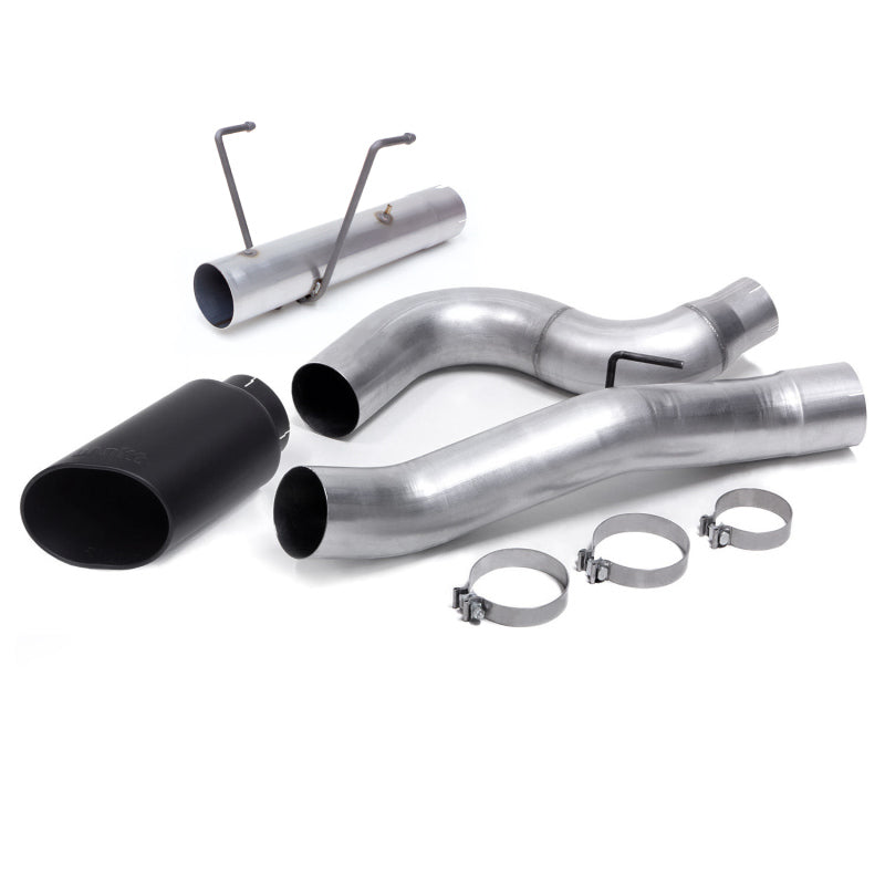 Banks Power 13-18 Dodge RAM Monster Exhaust 5.0in. Single 6.7L CCLB w/ SideKick S/S Black Tip