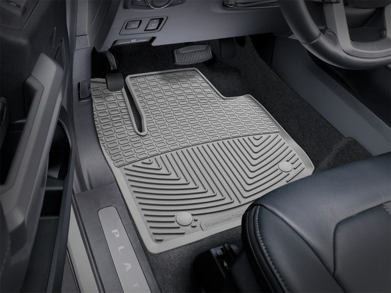 WeatherTech 2017+ Ford F-250/F-350/F-450/F550 (Crew Cab & SuperCab) Front Rubber Mats - Grey