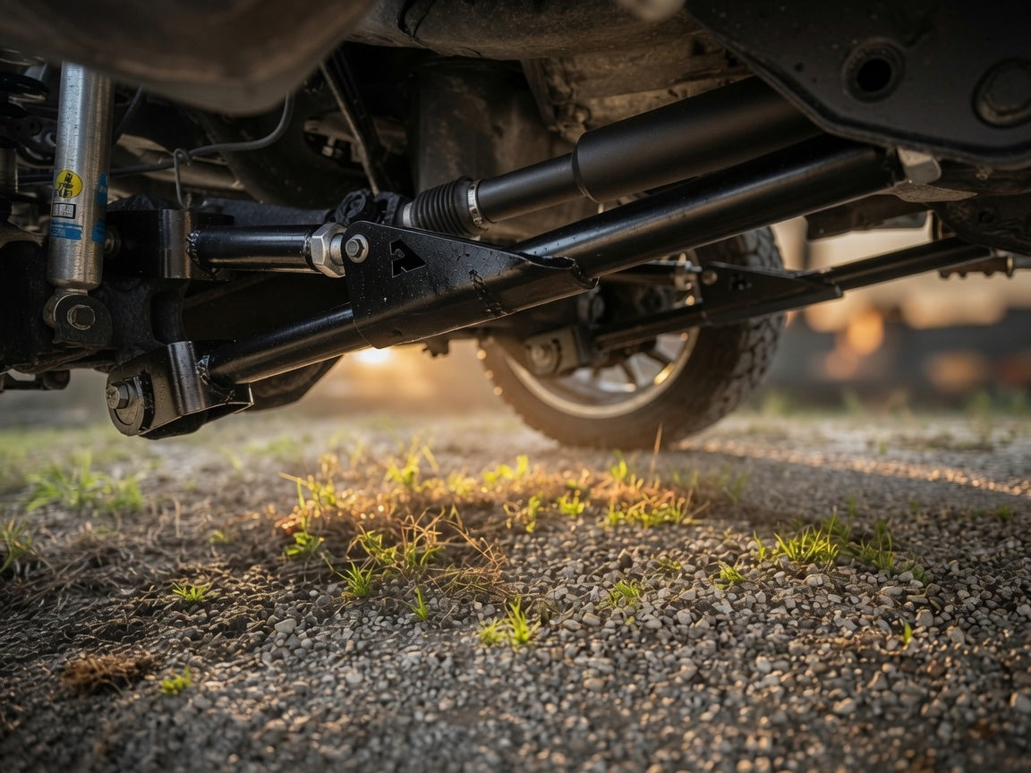 2005-2022 Ford Super Duty Adjustable Radius Arms | Stock to 6" Lift – F-250 / F-350 / F-450