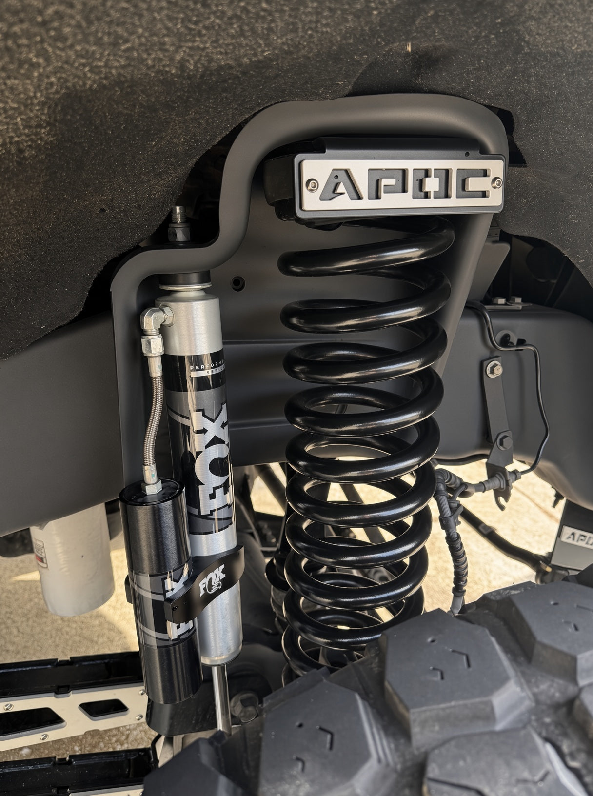 Apoc Industries Coil Spring Badge | Ford F-250 / F-350 / 450 /550 (2005–2025) Apoc Industries