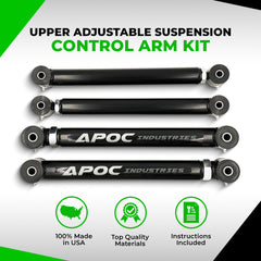 1994-2013 Dodge Ram (Axle swap) Adjustable Control Arms - Apoc Industries